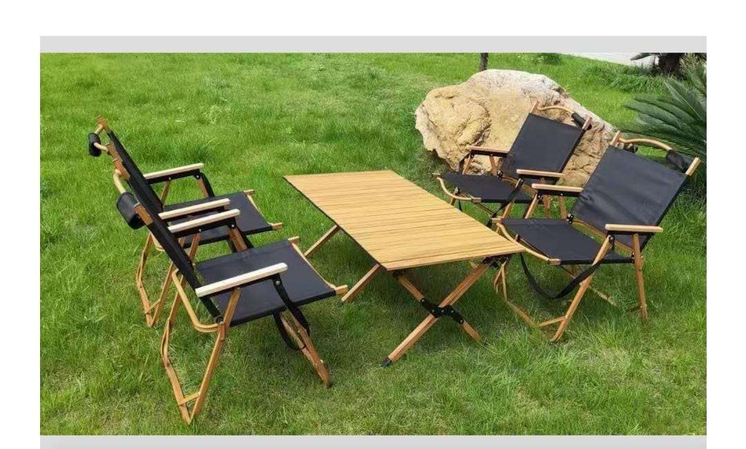 Folding Camping Chair - Black