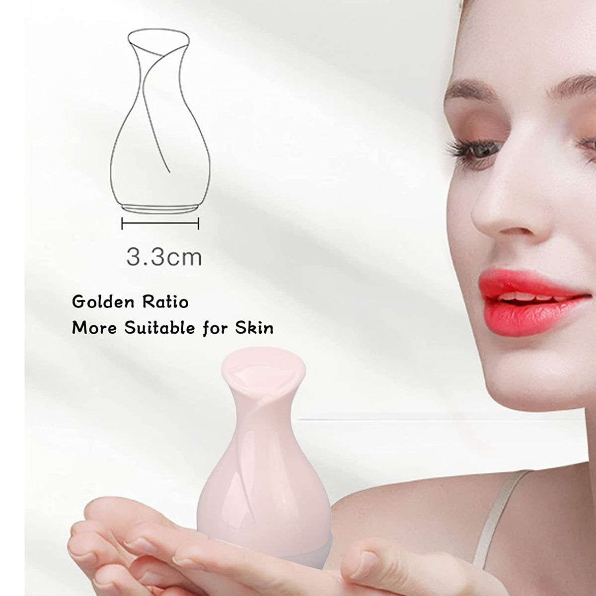 Ice Compress Facial Cooling and Eye Massage Instrument