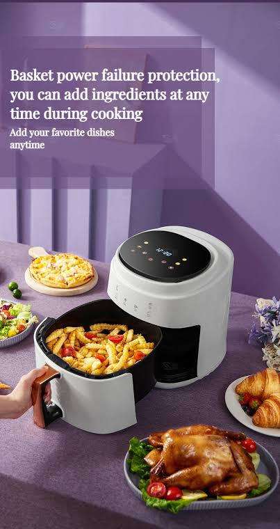 Silver Crest 8L Smart Air Fryer With Digital Touch and Stylish Design