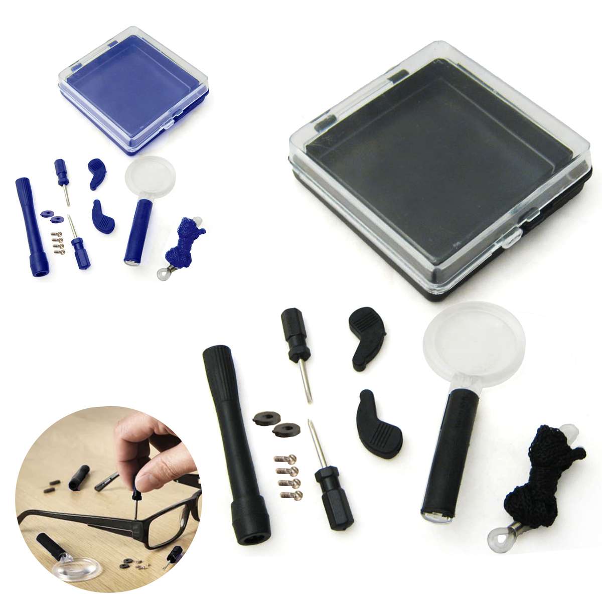 15 Pieces Glasses Repair Tool Kit