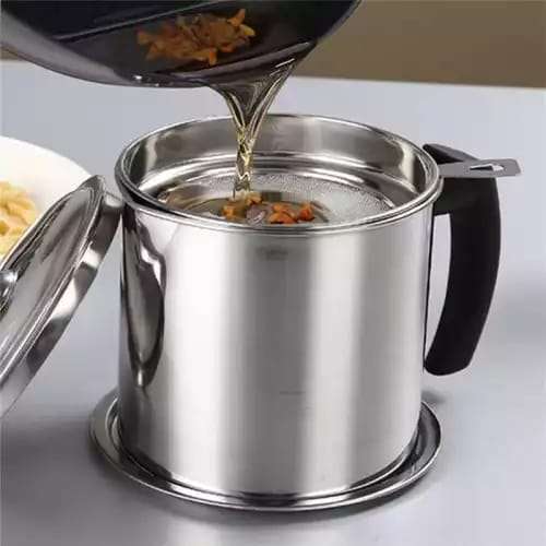 Stainless Steel Oil Strainer 1.4L