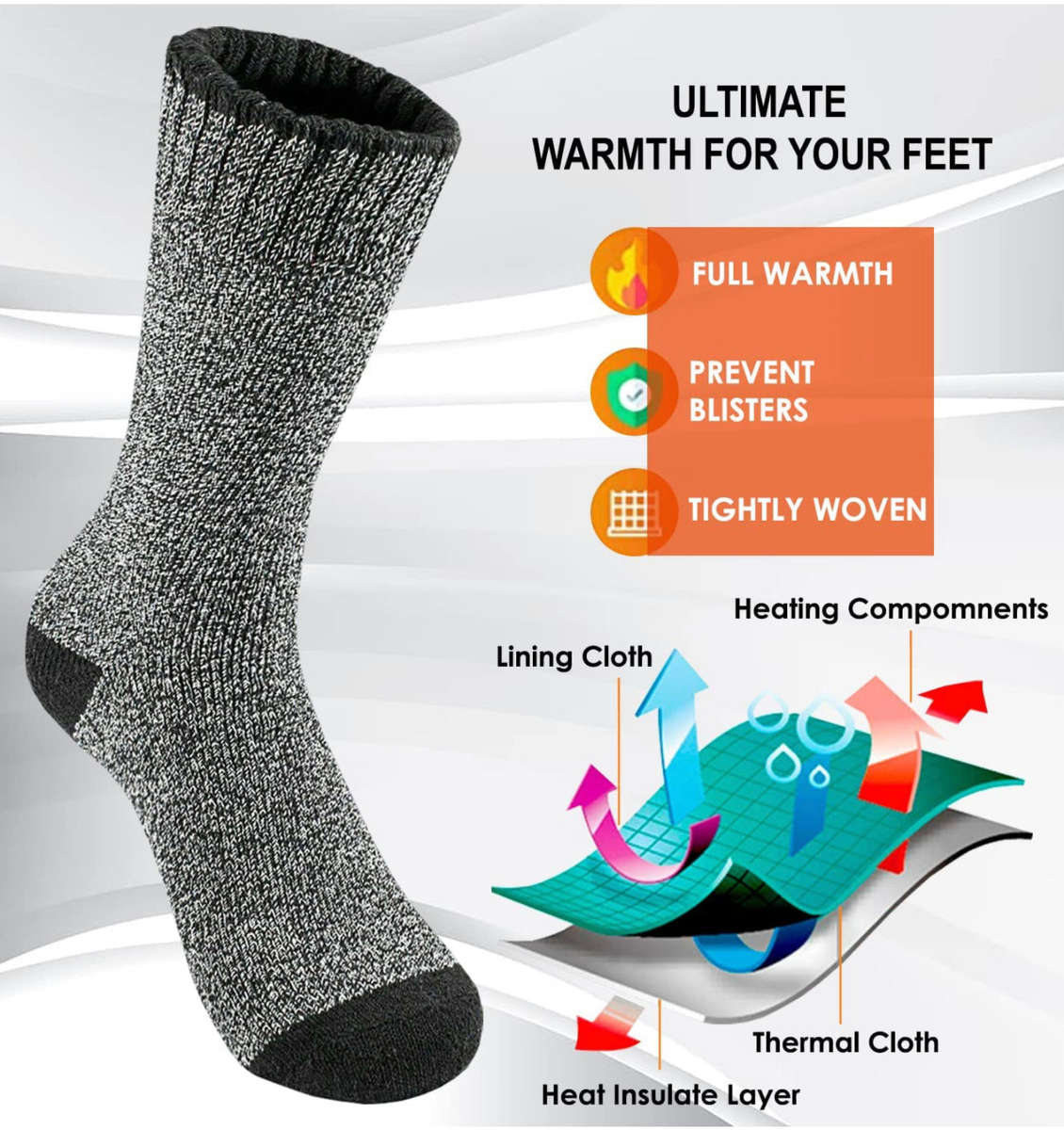 Winter Thermal Socks - 3 pairs