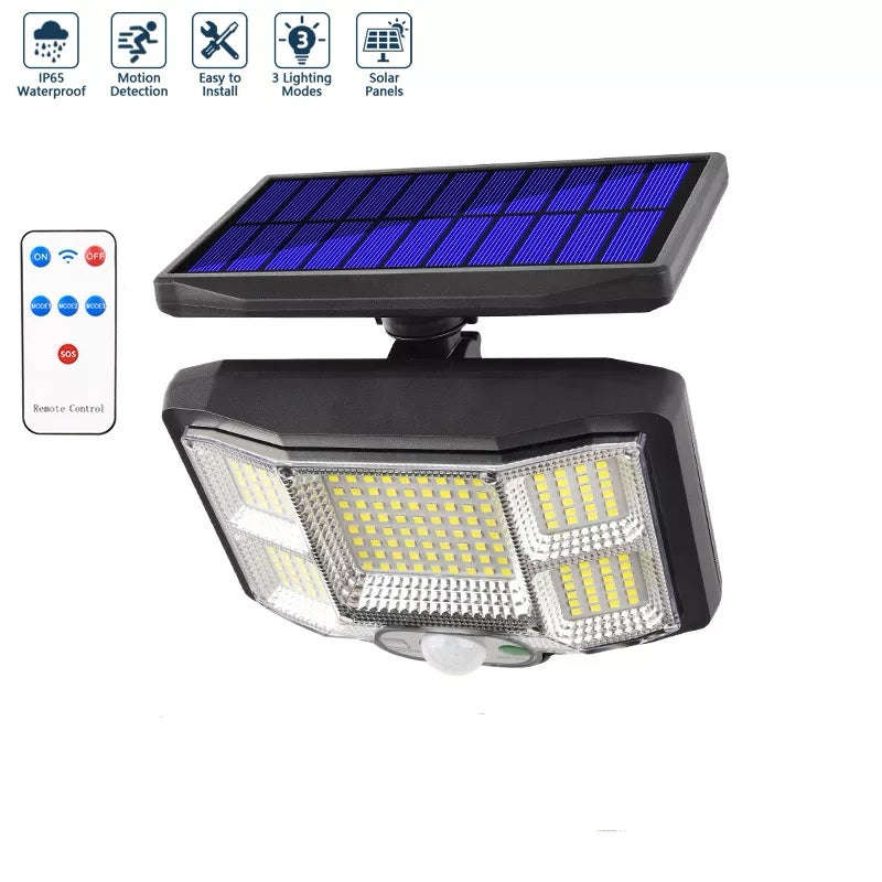 Solar Powered LED Sensor Light 141 SMS LEDs
