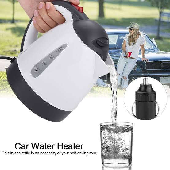 Battery 12V Tea Pot Truck Kettle Fast Boling Hot Water Kettle Car Heating Travel Cup Electric Ket...