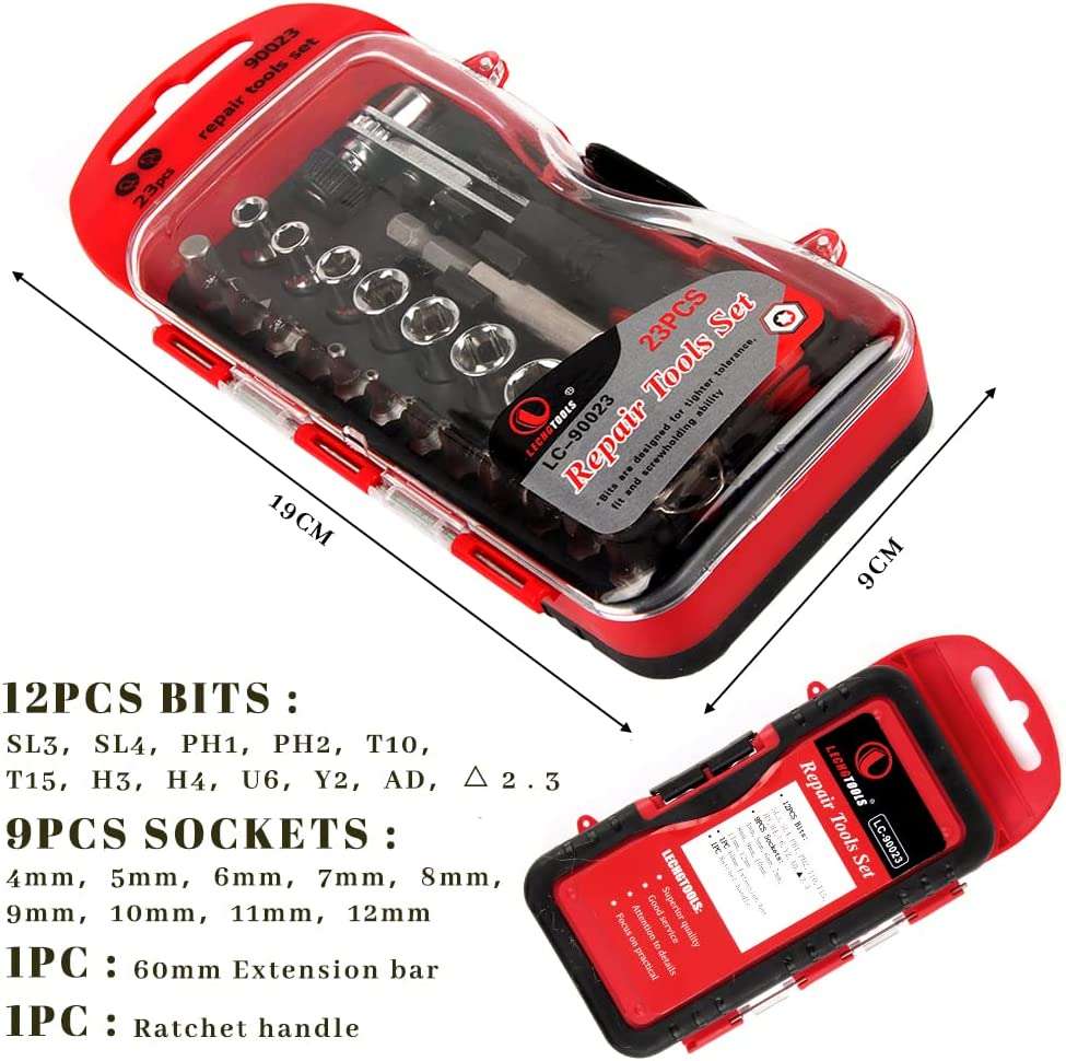 Precision Screwdriver Set, Socket Wrench Ratchet Spanner, Socket Wrench Set, Combination Wrench S...