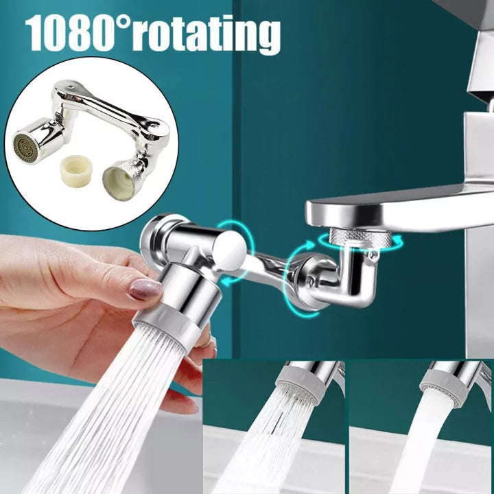 Degree Faucet Extender Robotic Arm Universal Faucet Extender Rotatable Water Bubbler