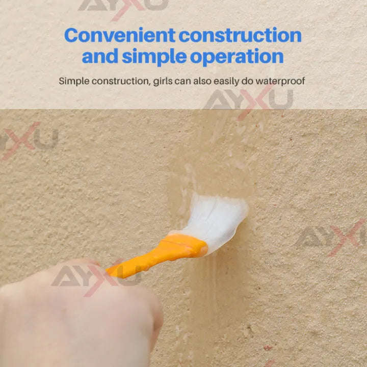 Transparent Waterproof Liquid Rubber Paste Sealant Glue - 300g Invisible Leak Repair