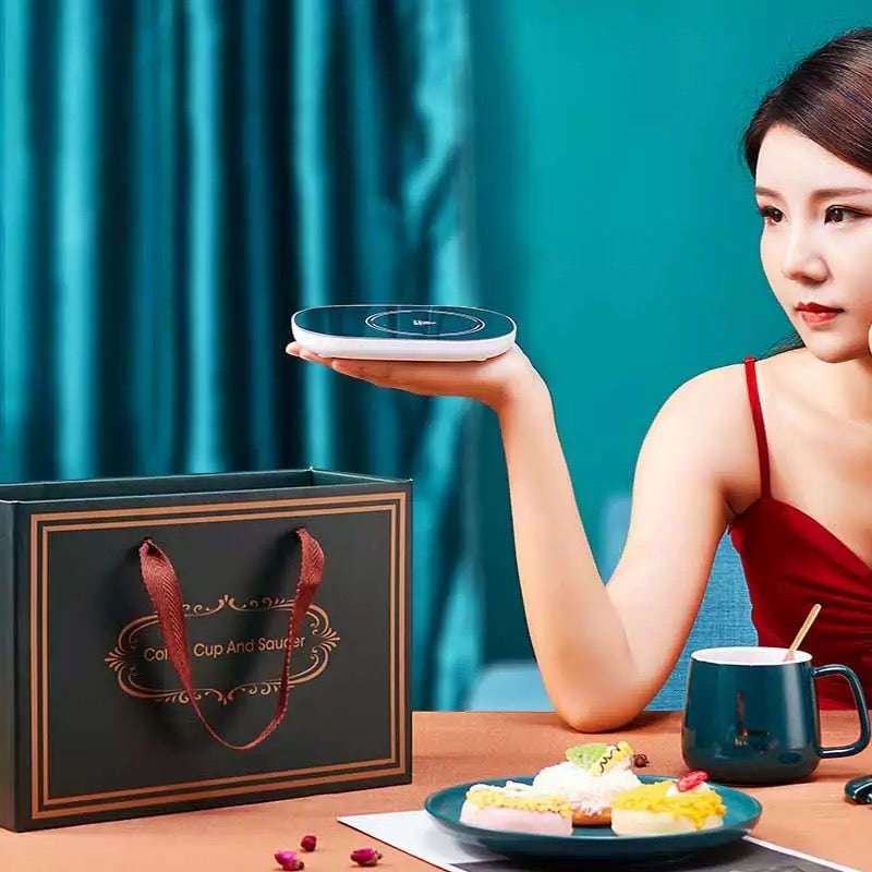 Electric Coffee Mug +  Heating Pad Rechargeable  Auto-off