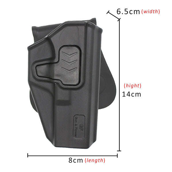 Right Hand Index Finger Unlock Holster for Glock 17