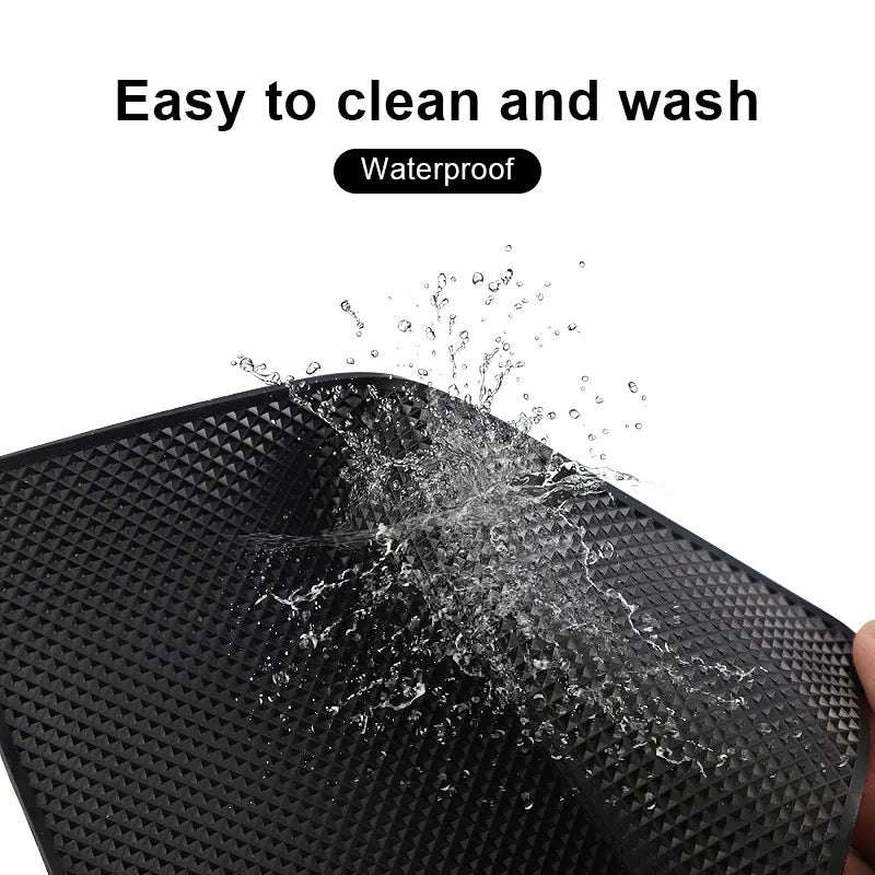 Car Dashboard Tray Sticky Dash Mat Car Phone Holder with Mount - Large Non Slip Gel Pad Accessori...