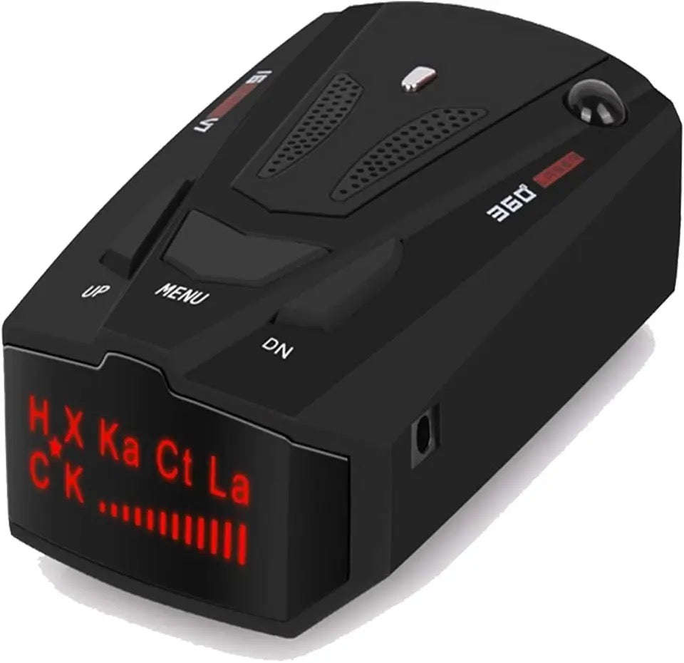 Car Speed Radar Detector 360 Degrees 16 Band V7 Police Safe Voice Alert Laser