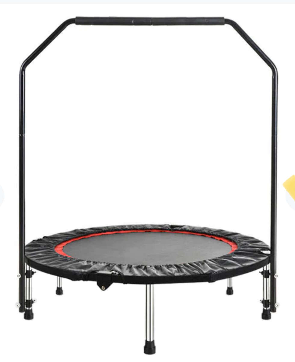 Foldable Indoor / Outdoor Fitness Jump Trampoline