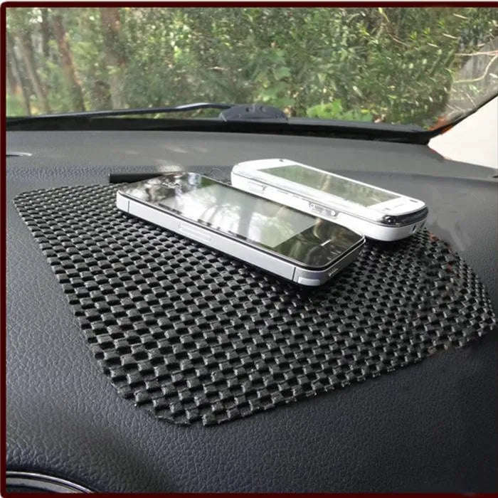 Car Dashboard Tray Sticky Dash Mat Car Phone Holder with Mount - Large Non Slip Gel Pad Accessori...