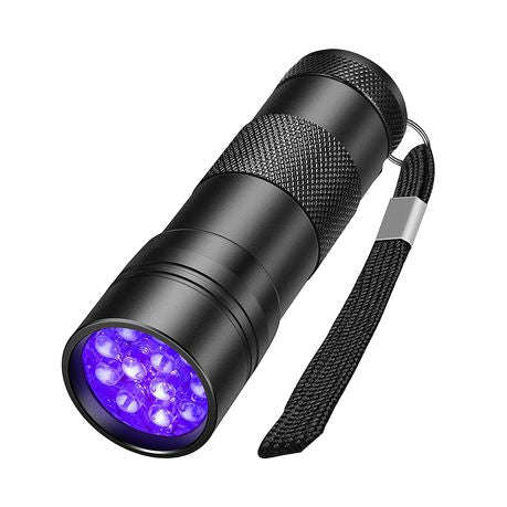 Purple 12 LED Portable Flashlight