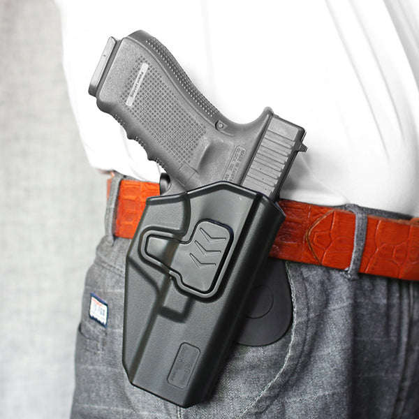 Right Hand Index Finger Unlock Holster for Glock 17