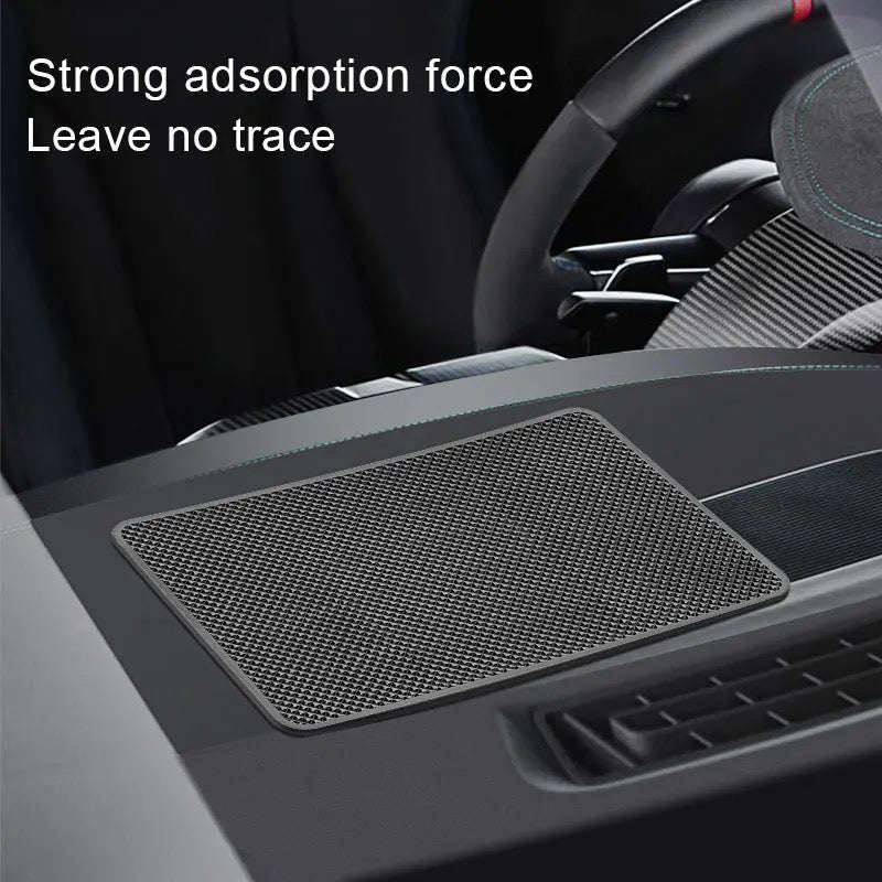 Car Dashboard Tray Sticky Dash Mat Car Phone Holder with Mount - Large Non Slip Gel Pad Accessori...