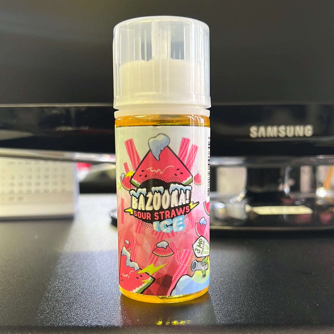 Bazooka Sour Straws E-juice Eliquid Vape Juice 100ml