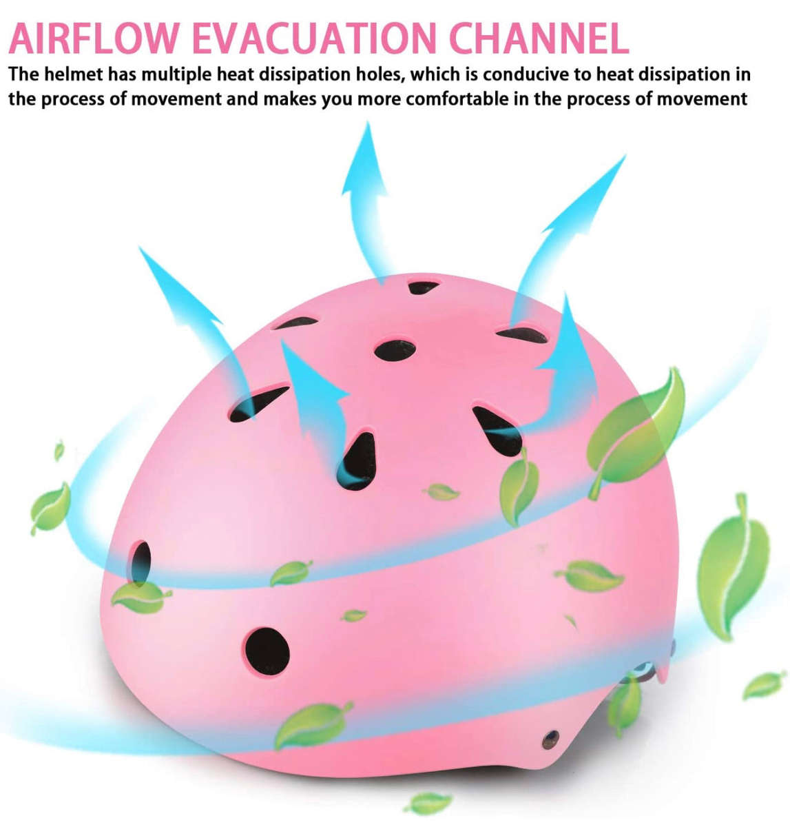 ValueTalks Kid's Protective Gear Set, 7 in 1 Kids Adjustable Helmet Suitable for Ages 3-8