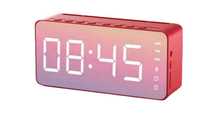Bluetooth Speaker/Alarm Clock With FM Radio