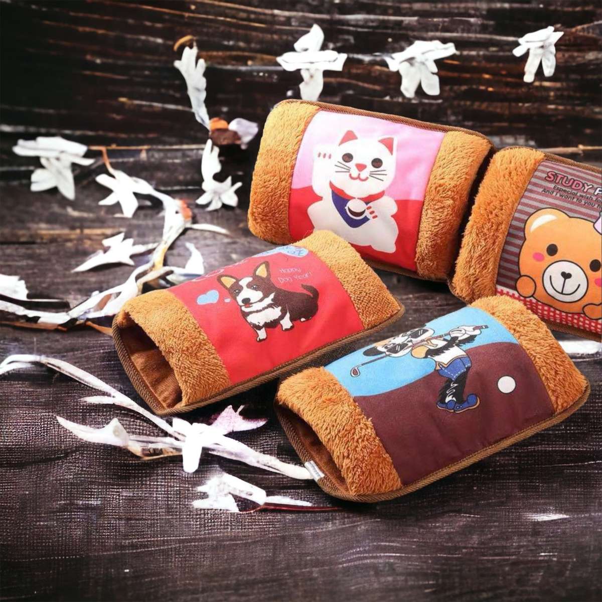 Kids Electric Hot Compress Heat Pack hot water bag rechargeble