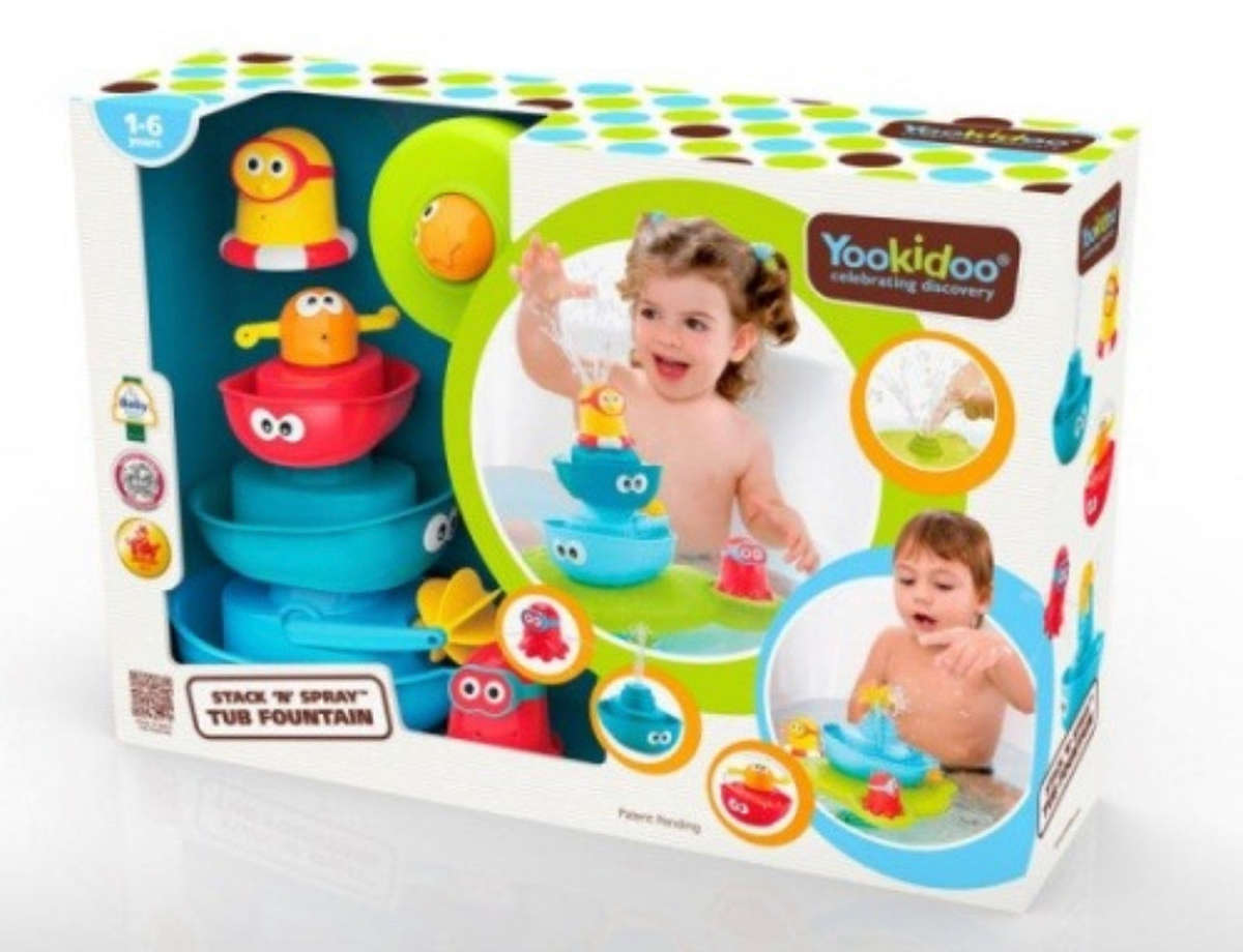 Yookidoo Stack N Spray Tub Fountain