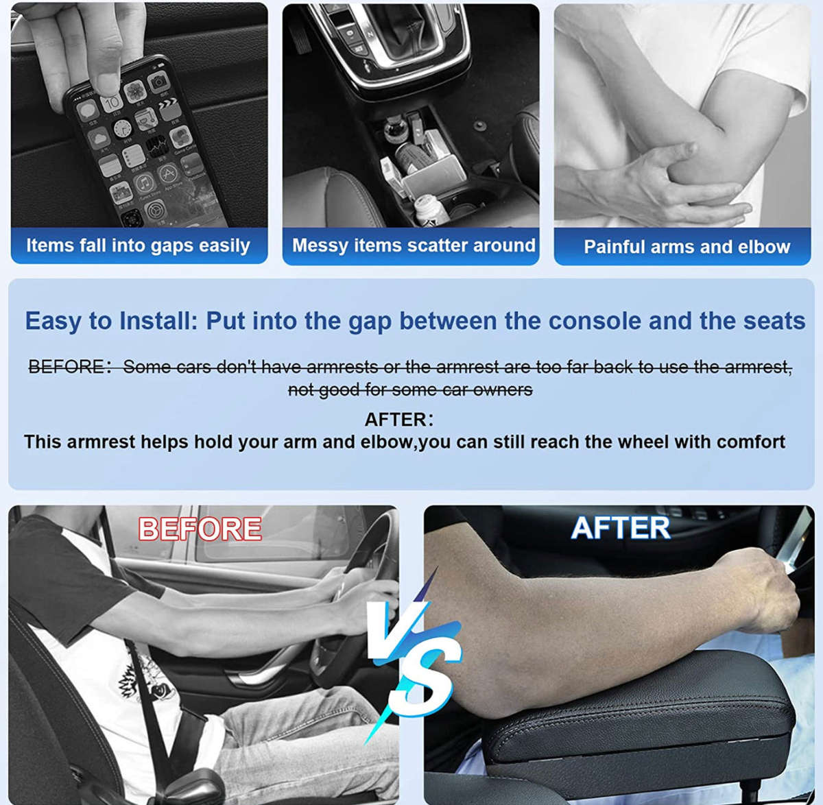 Armrest Support - Car