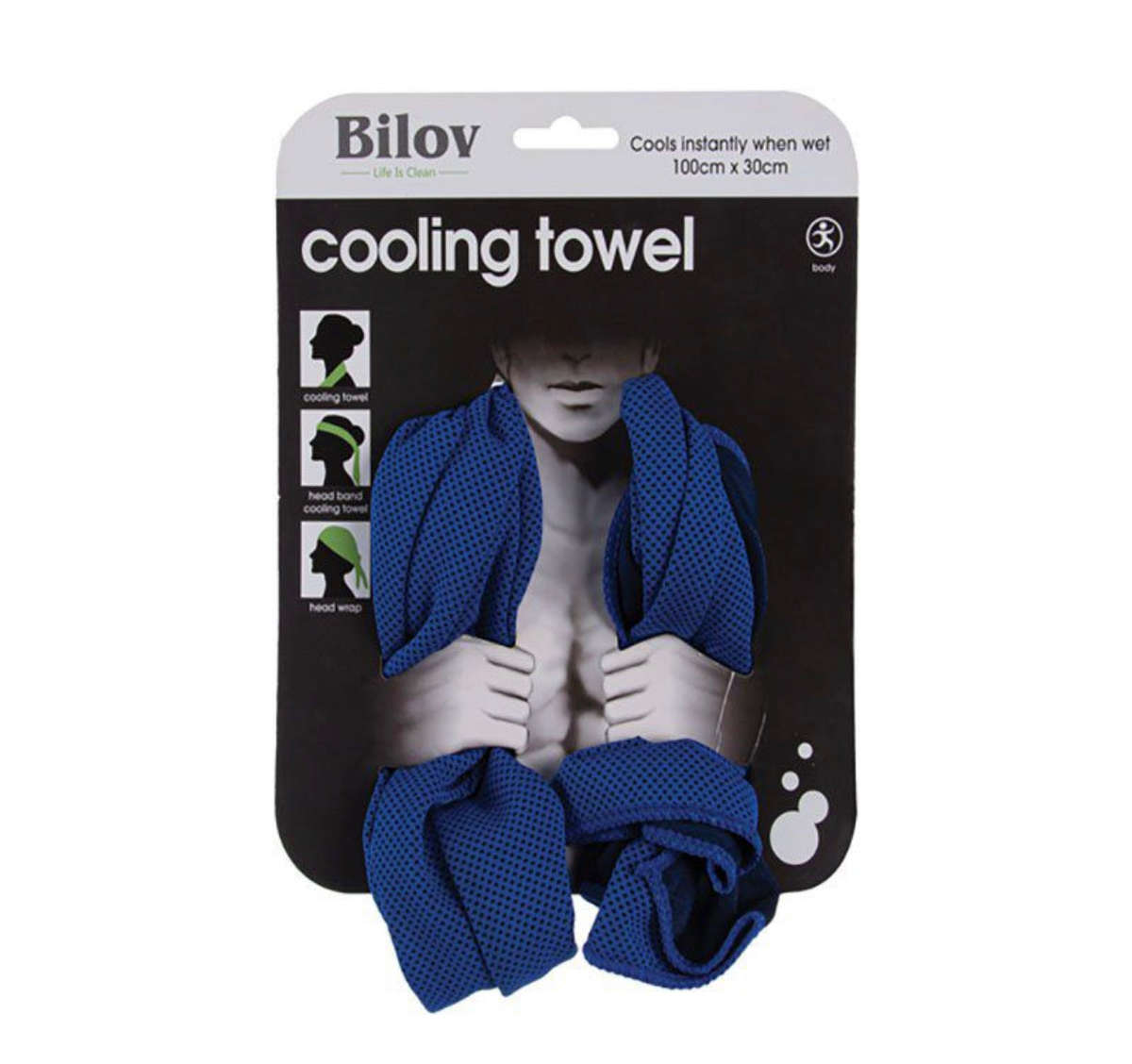 Bilov Instant Cooling Towel 100x30cm!
