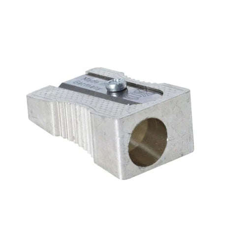 Deli Aluminum Single Hole Pencil Sharpener 1pc