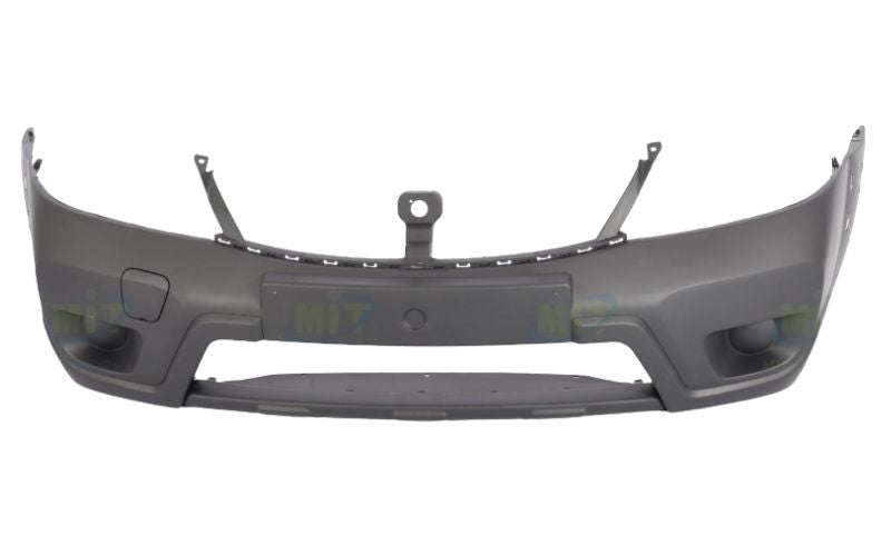NP200 Front Bumper +Fog Lamp Holes & Side Moulding