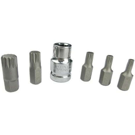 Multi Spline Fine Bit Set - 6 Piece