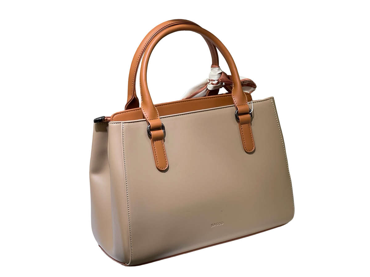BAGCO Royal Taupe Grace Handbag