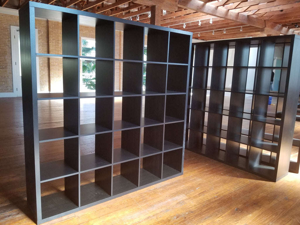 KALLAX 5x5, 182x182cm, Black-brown