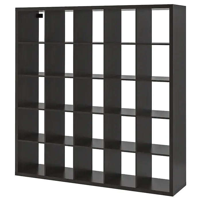 KALLAX 5x5, 182x182cm, Black-brown