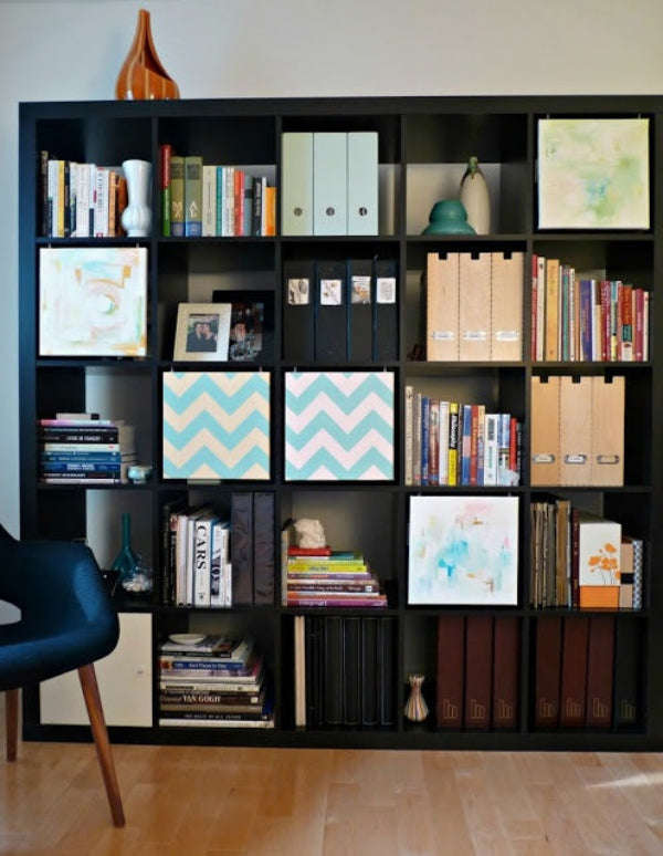 KALLAX 5x5, 182x182cm, Black-brown