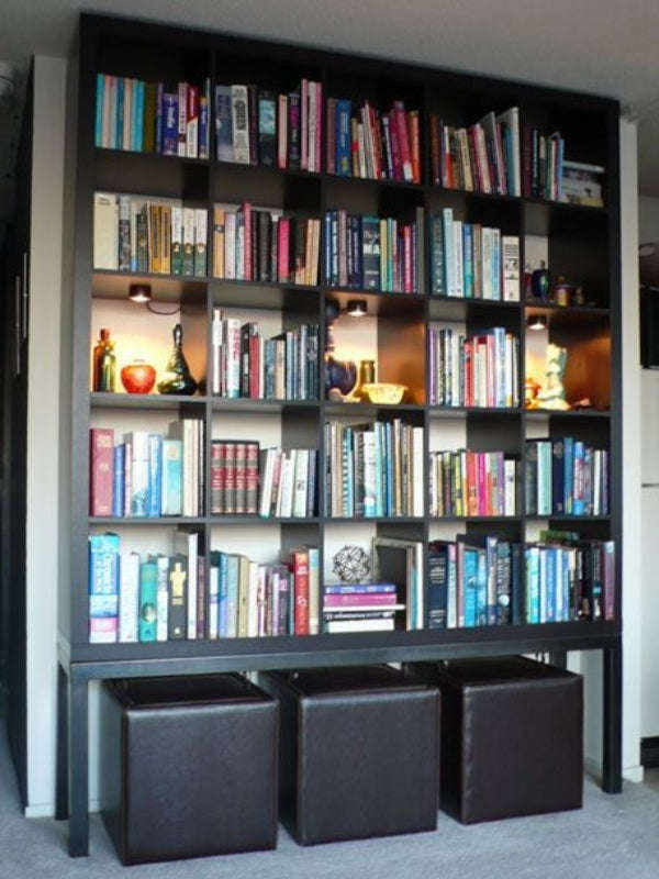 KALLAX 5x5, 182x182cm, Black-brown