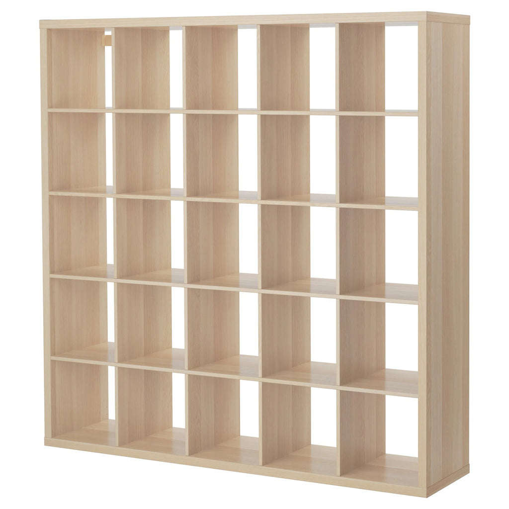 KALLAX 5x5, 182x182cm, White stained oak effect
