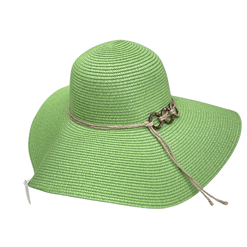 Wide Brim Hat with Rope