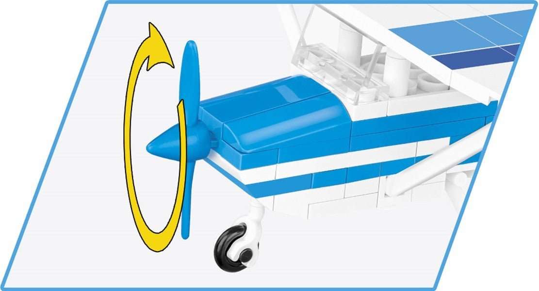 COBI Cessna 172 Skyhawk-White-Blue