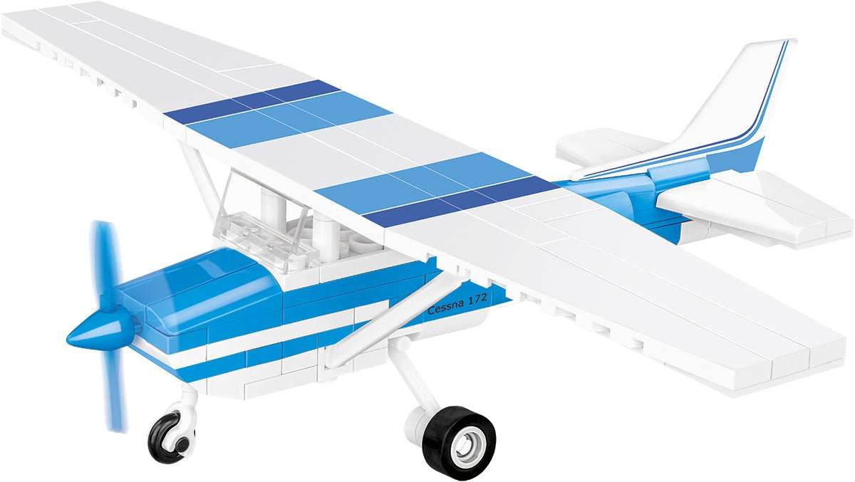 COBI Cessna 172 Skyhawk-White-Blue