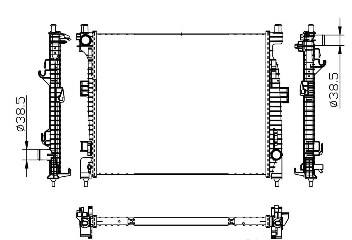 Jeep Cherokee CRD 3.0 MT Radiator