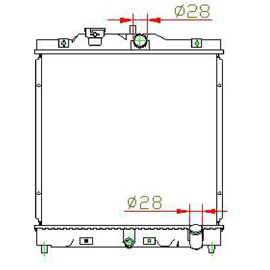 Honda Ballade Civic 1.3, 1.5, 1.6  Litre Petrol MT Radiator