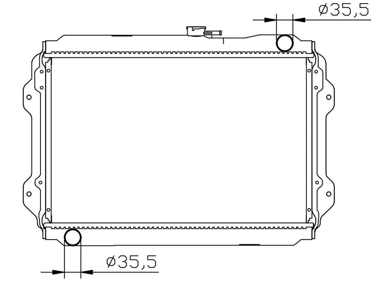 Toyota Stallion Venture 1.8 2.2 2.4D MT Radiator