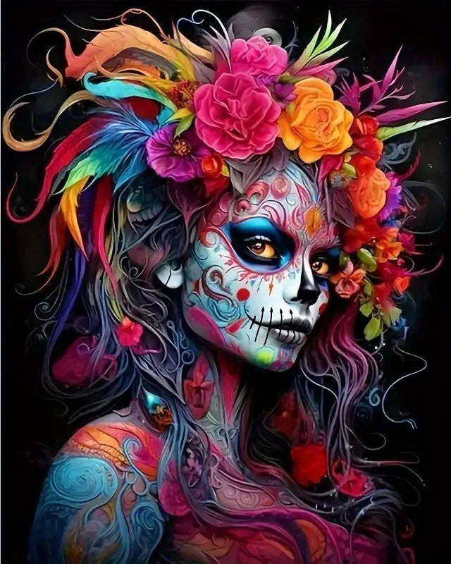 Colourful Dark woman