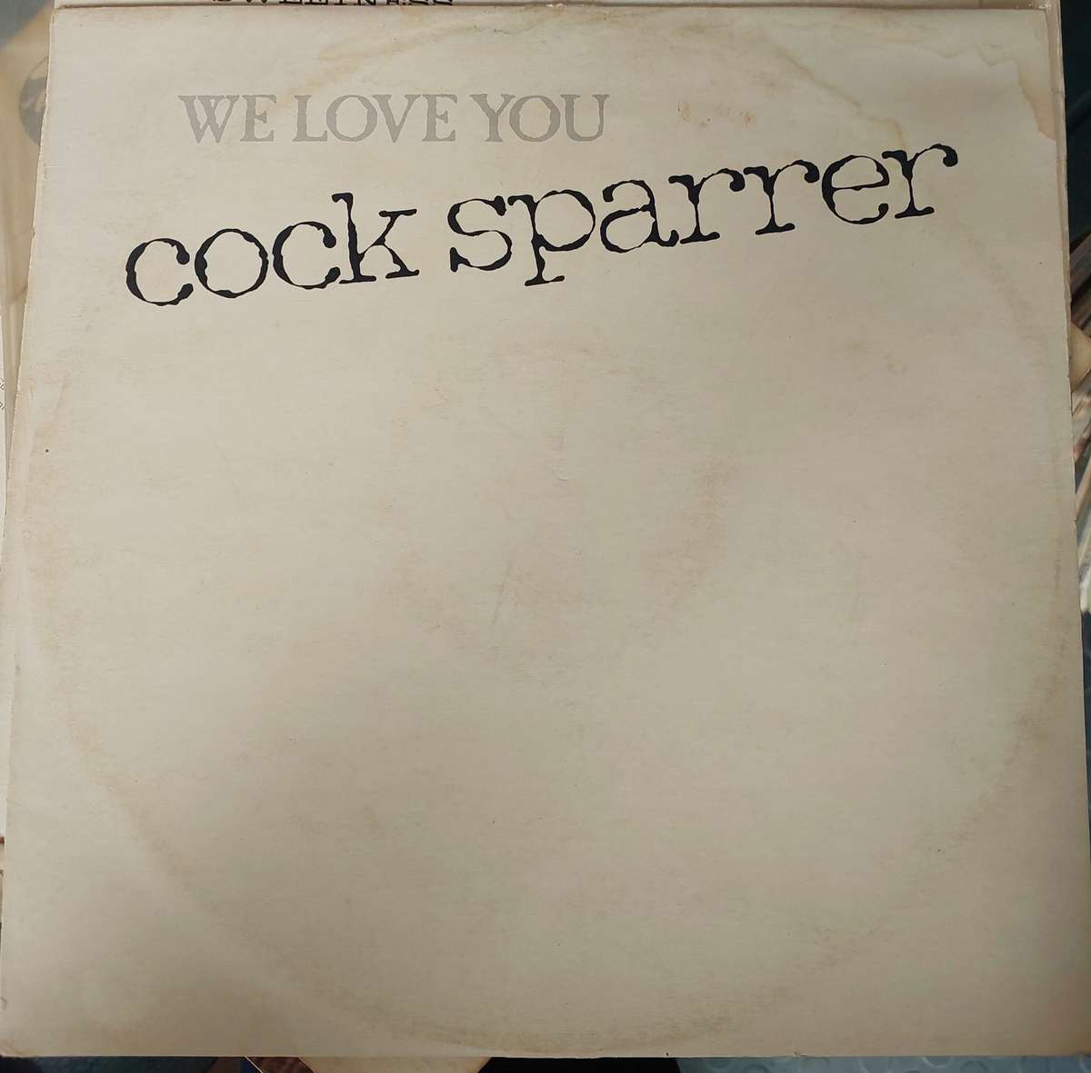 Cock Sparrer - We love you 12" (VG/VG)