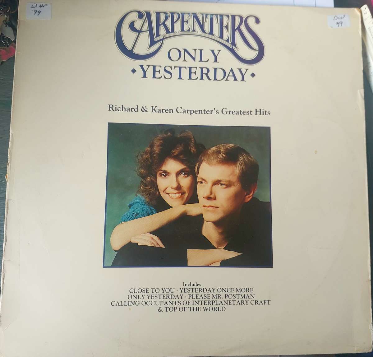 Carpenters- Only Yesterday (VG+/VG)