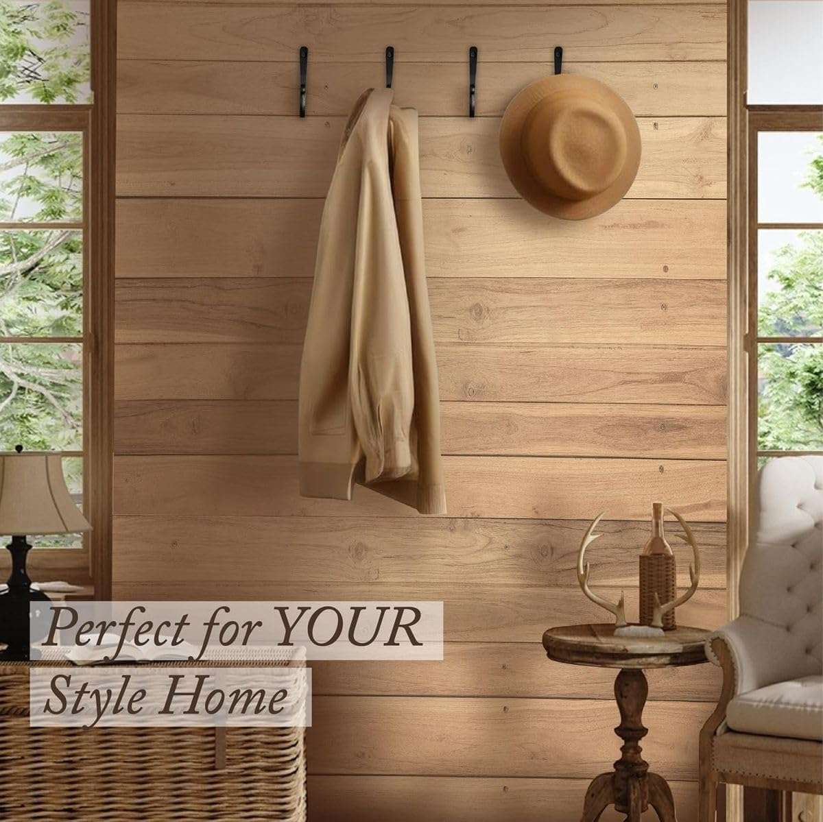Cast Iron Wall Hooks Rustic Farmhouse Decorative Hooks Heavy Duty RustProof