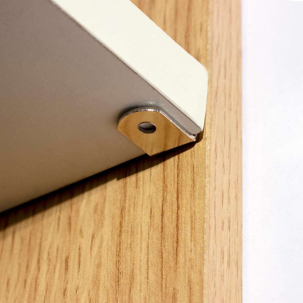 Cart in Mart 50 Pack-5mm L Shaped Shelf Pegs With Hole Furniture Cabinet Support Pins