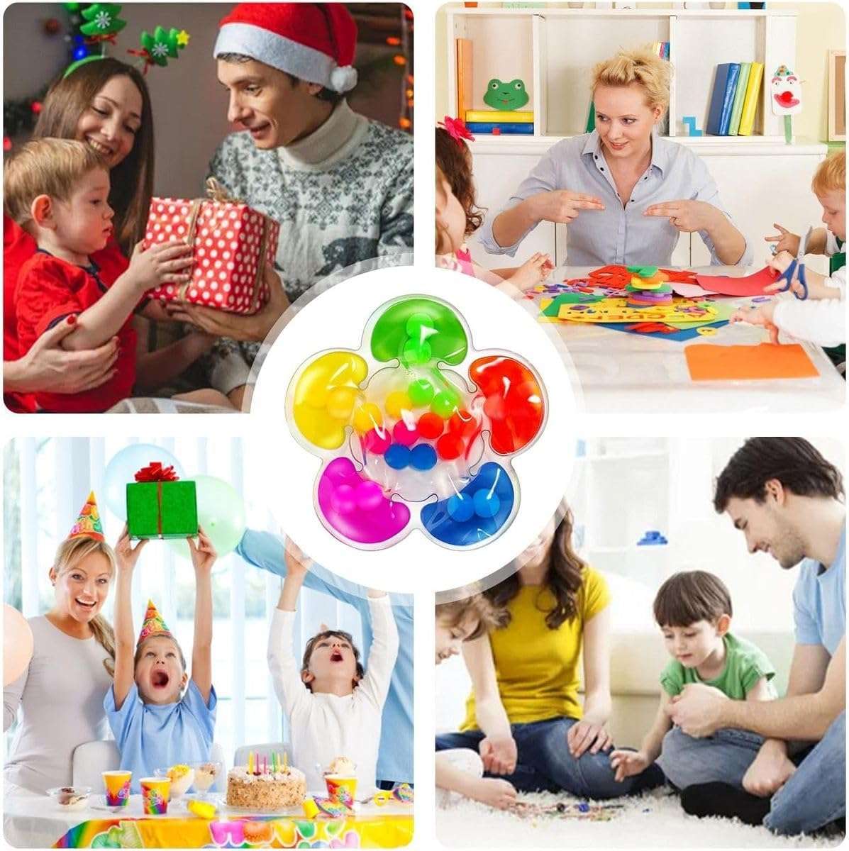 Baby Color Sorting Sensory Montessori Educational Toys For Toddler