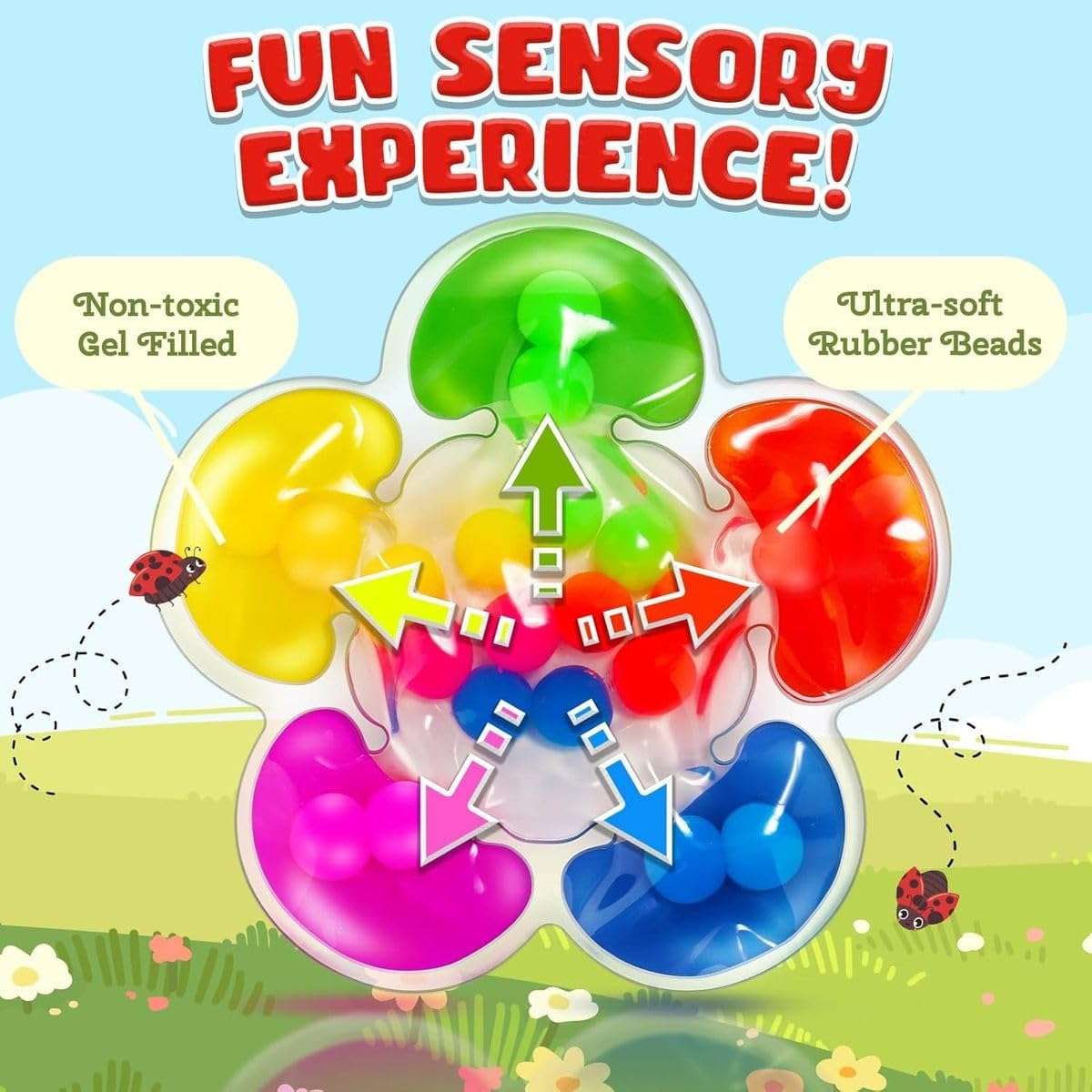 Baby Color Sorting Sensory Montessori Educational Toys For Toddler