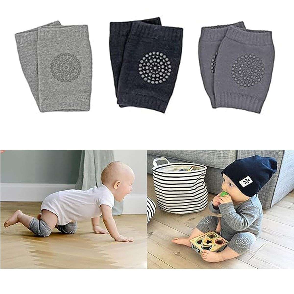 Baby Head Protector Backpack Adjustable Lightweight & 3 Safety Knee Pads